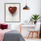 Stupell Industries Heart Shaped Balloon Floating Frame, design by Ethan Harper